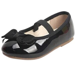 THEE BRON Girl's Ballet Mary Jane Flat Dress Shoes Size 2